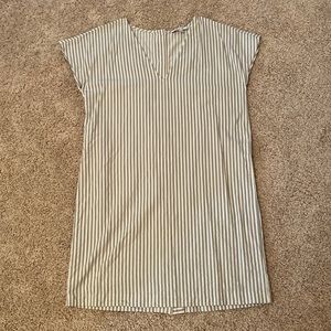 Madewell button back dress - s